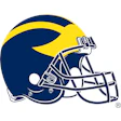 Michigan Wolverines Logo Helmet 19757767