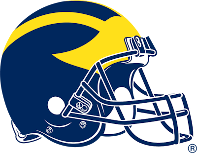 Michigan Wolverines Logo Helmet 19757767
