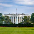 The south lawn of the White House