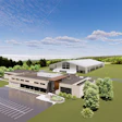 A rendering of the planned renovation and expansion of the Goodman Campus Athletics Complex in Bethlehem, Pa.
