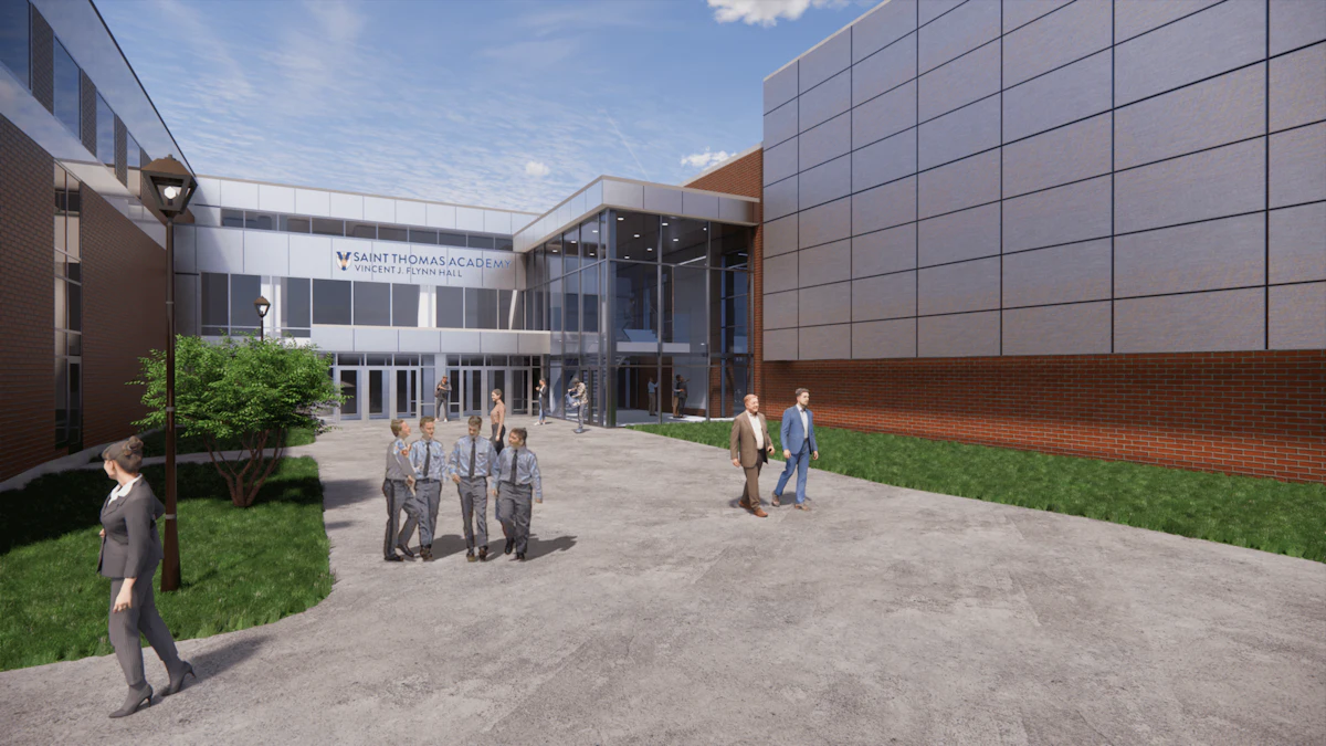 Saint Thomas Academy Visitation Pool Expansion and Redesign Athletic