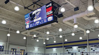 Tying the audio source to a video display has psychological advantages for the audience.