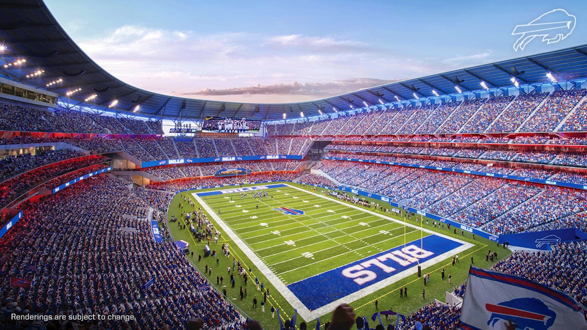 Buffalo Bills Release Renderings of Proposed New Stadium Athletic