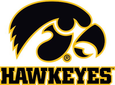 Iowa Hawkeyes Tigerhawk Vinyl Decal