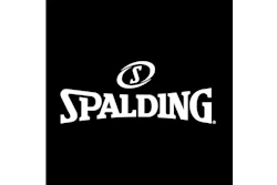 Spalding Full Lock Up Logo On Blk Png