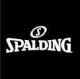 Spalding Full Lock Up Logo On Blk Png