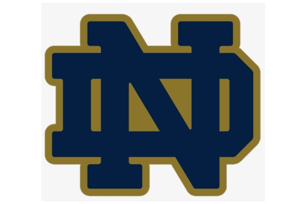 142 1429899 University Of Notre Dame Notre Dame Team Logo