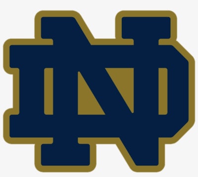 142 1429899 University Of Notre Dame Notre Dame Team Logo