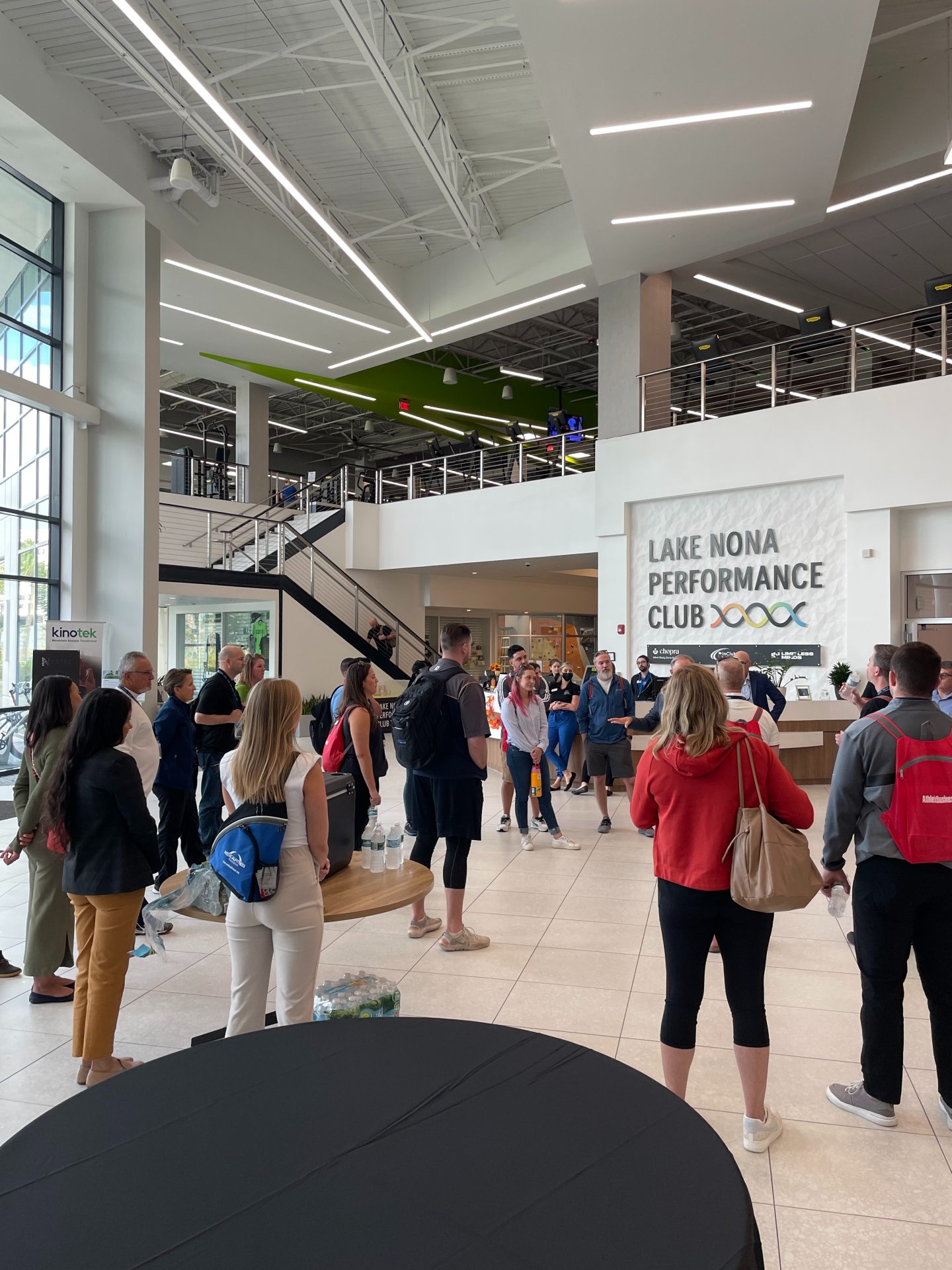 Groups got to see behind the scenes of the 130,000-square-foot Lake Nona Performance Club in Orlando as part of an AB Show tour in Orlando in 2022.