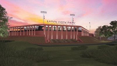 Middlesex County Multipurpose Venue Exterior Mdsx Dusk