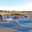 The sports court area of Luuwit View Park