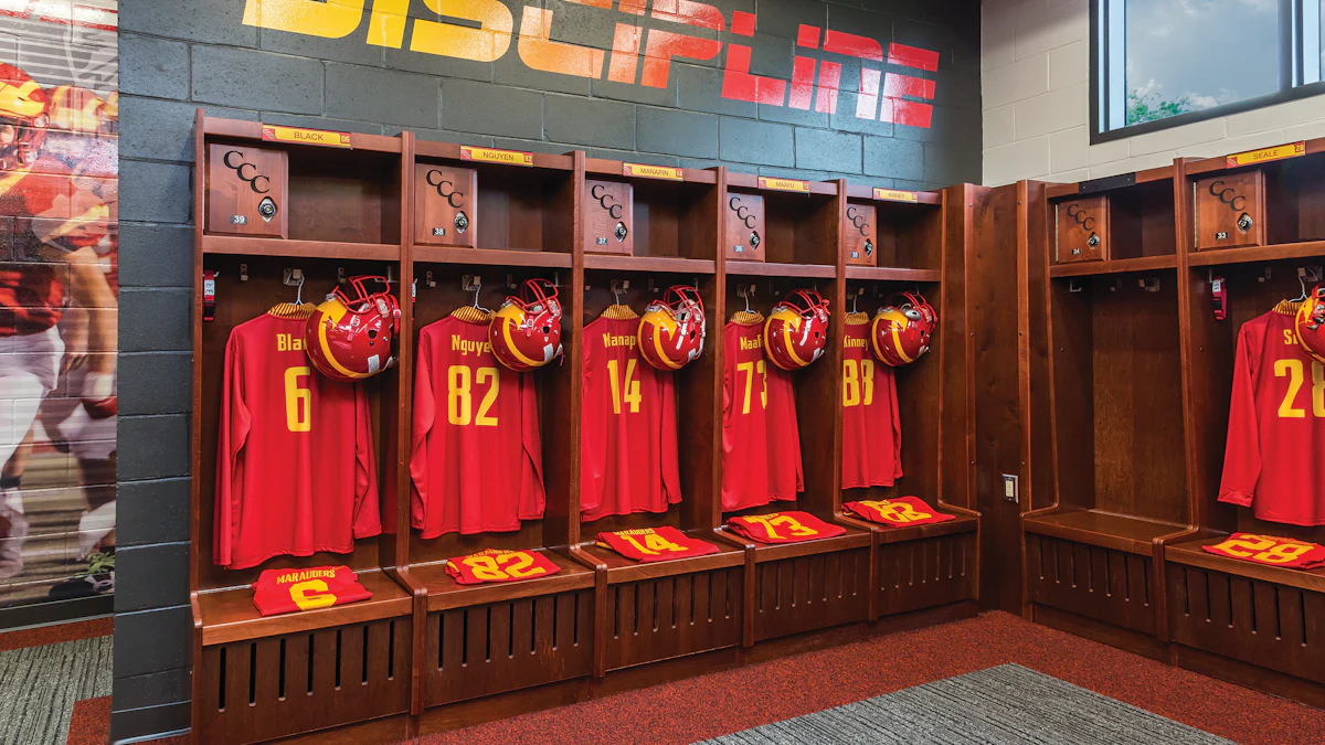 How High Schools Are Designing Locker Rooms to Create a Collegiate ...