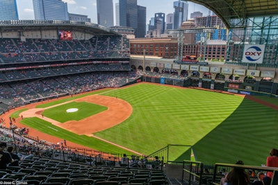 A view inside Minute Maid Park in 2016.