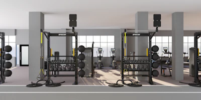 Precor Functional Line Fitness Bays In Facility