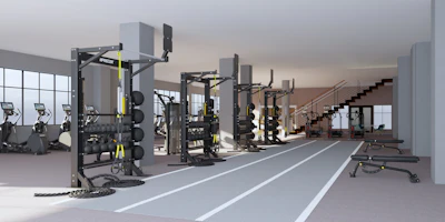 Precor Functional Line Fitness Single Bays In Facility