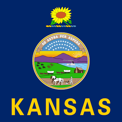 Flag Of Kansas svg