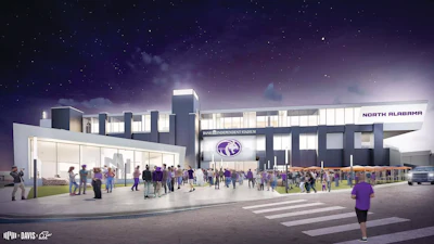 Rendering Bank Independent Stadium Entrance