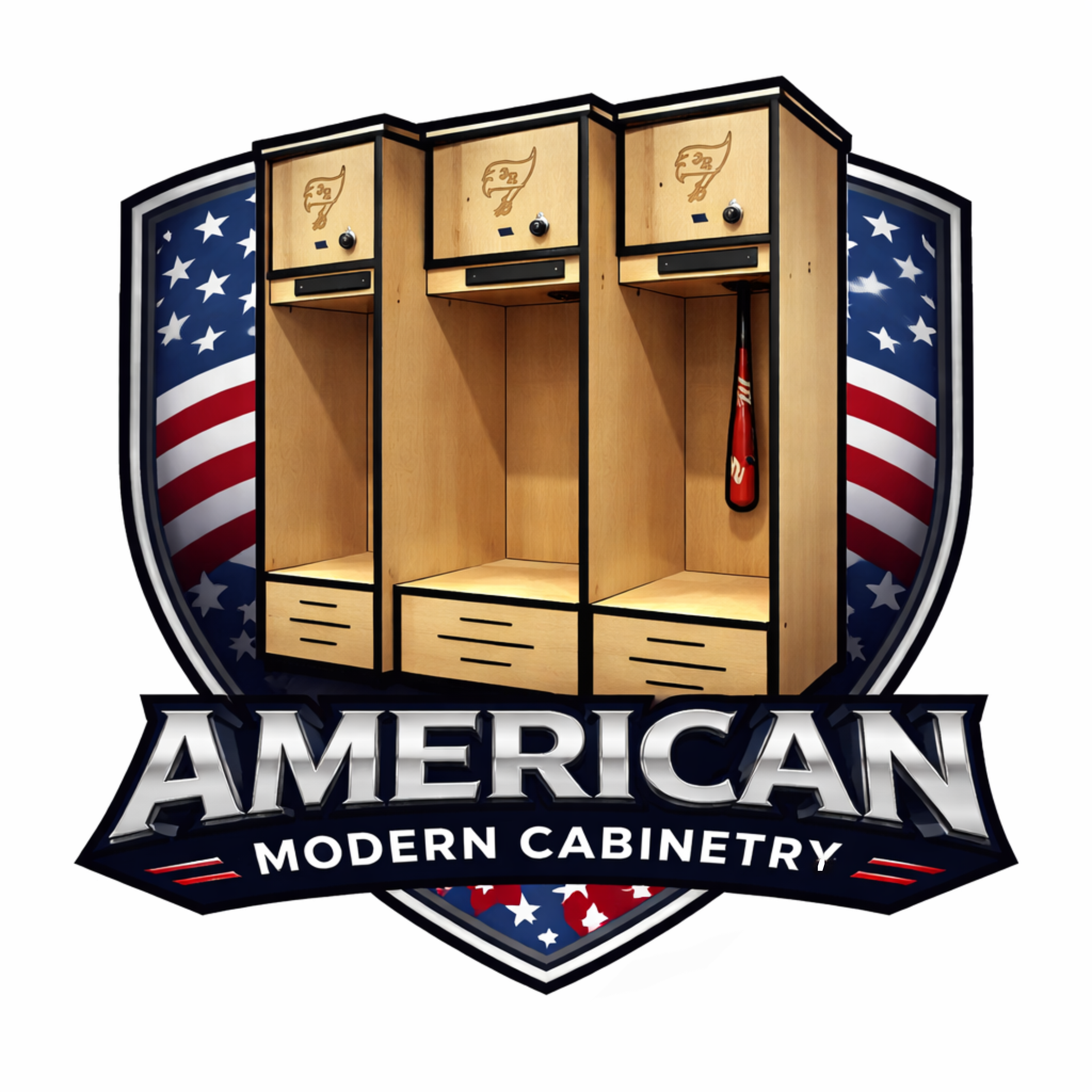 Customwoodlockerswith Americanflagdesign2 64d6407e2f38a8