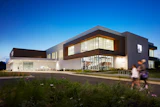 Northbrook Park District Tpac Southeast Elevation Dusk