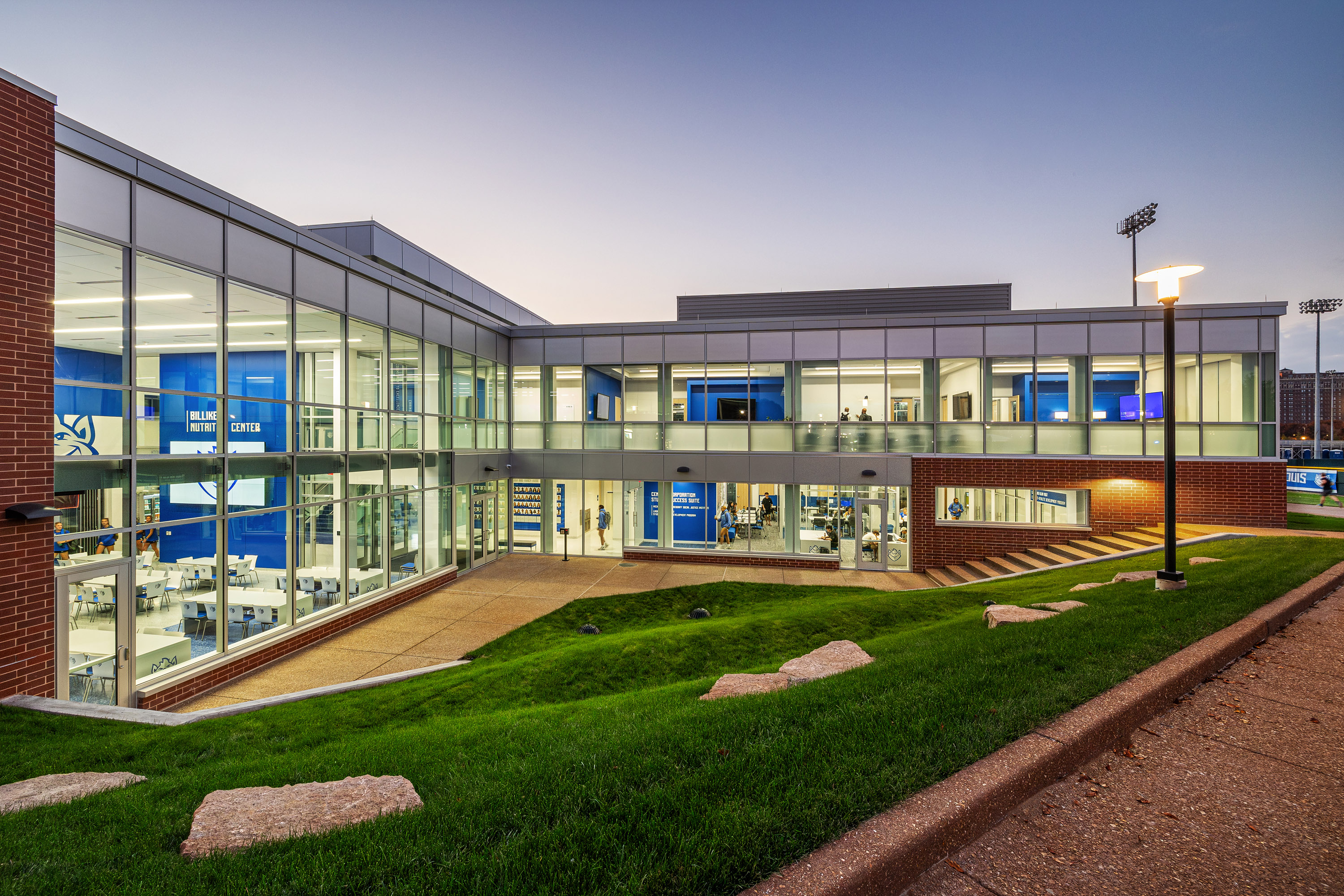 07 Slu Champions Ne Exterior Dusk