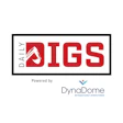 Daily Digs construction technology logo with excavator symbol and DynaDome branding