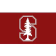 Stanford University official logo with white tree inside block letter S on red background