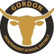 Gordon Independent School District logo with longhorn cattle emblem