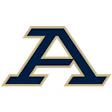 University of Akron athletic logo featuring navy and gold A