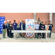 Earl Monroe construction team celebrates project milestone with architectural rendering