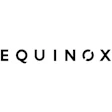 Equinox logo in bold black typography on white background