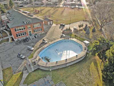 Lowell Pool Aerial Image