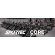 Rows of professional exercise machines in Sportec Core fitness facility