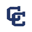 Navy blue geometric CG monogram logo with interlocking letters