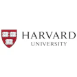 Harvard University official shield and wordmark logo in red and black