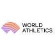 World Athletics official logo with gradient geometric symbol