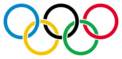 Olympic Rings With Transparent Rims svg