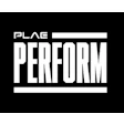 PLACE Perform logo - bold white text on black background
