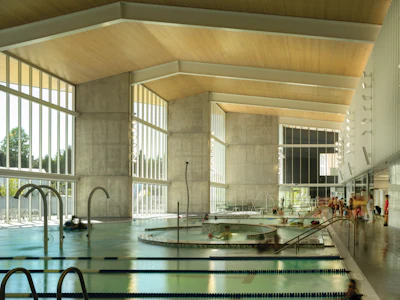 13 Hcma Təməsew̓txʷacc Social Leisure Pool With Mass Timber Folded Plate Roof Credit Nic Lehoux