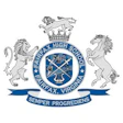 Halifax High School heraldic crest with lions, crown, and school emblem