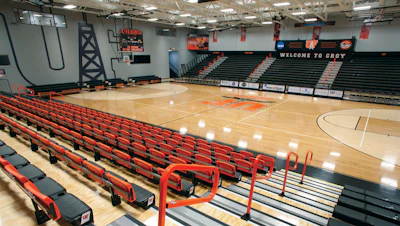 University Findlay Maxam Telescopic Bleachers 2