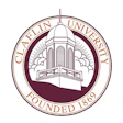 Claflin University official seal with historic building and founding year 1869