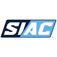 SLAC logo with bold blue letters in geometric design
