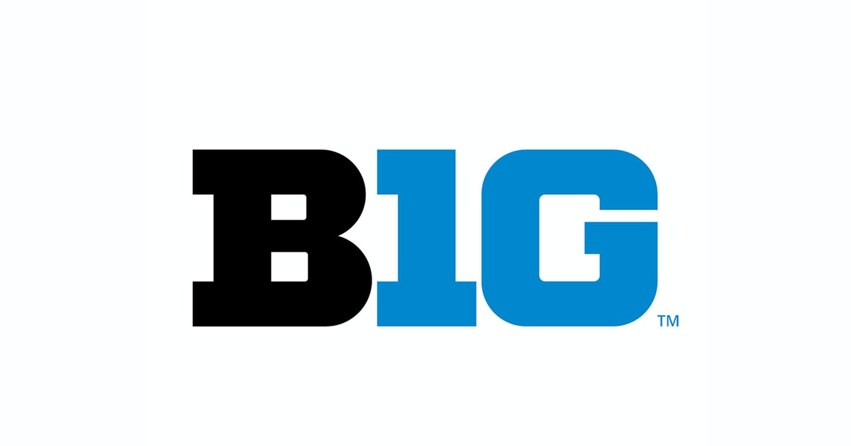 Big Ten Conference B1G logo in black and blue
