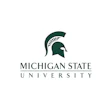 Michigan State University official logo with green Spartan helmet