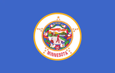 Minnesota Cost Emblem Flag Circle Revision Manufacturing 1858