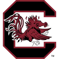 South Carolina Gamecocks official athletic logo with stylized mascot