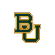 Baylor University BU logo in green and gold