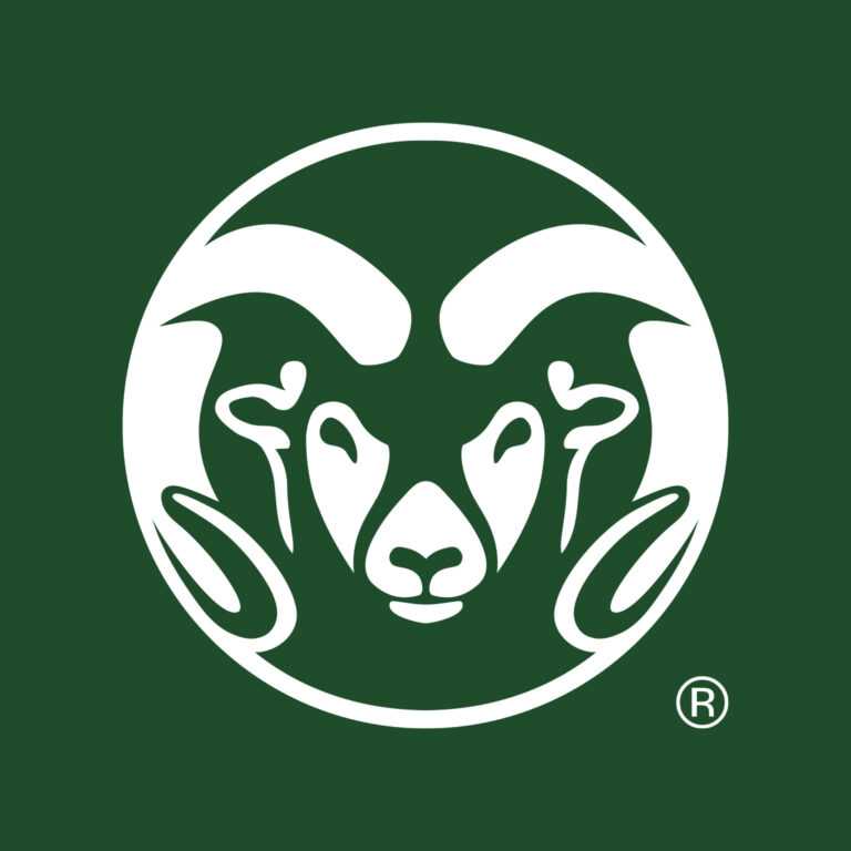 Csu Rams Head Symbol Wht 768x768