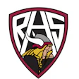 RAS shield logo featuring a Viking warrior in yellow and red