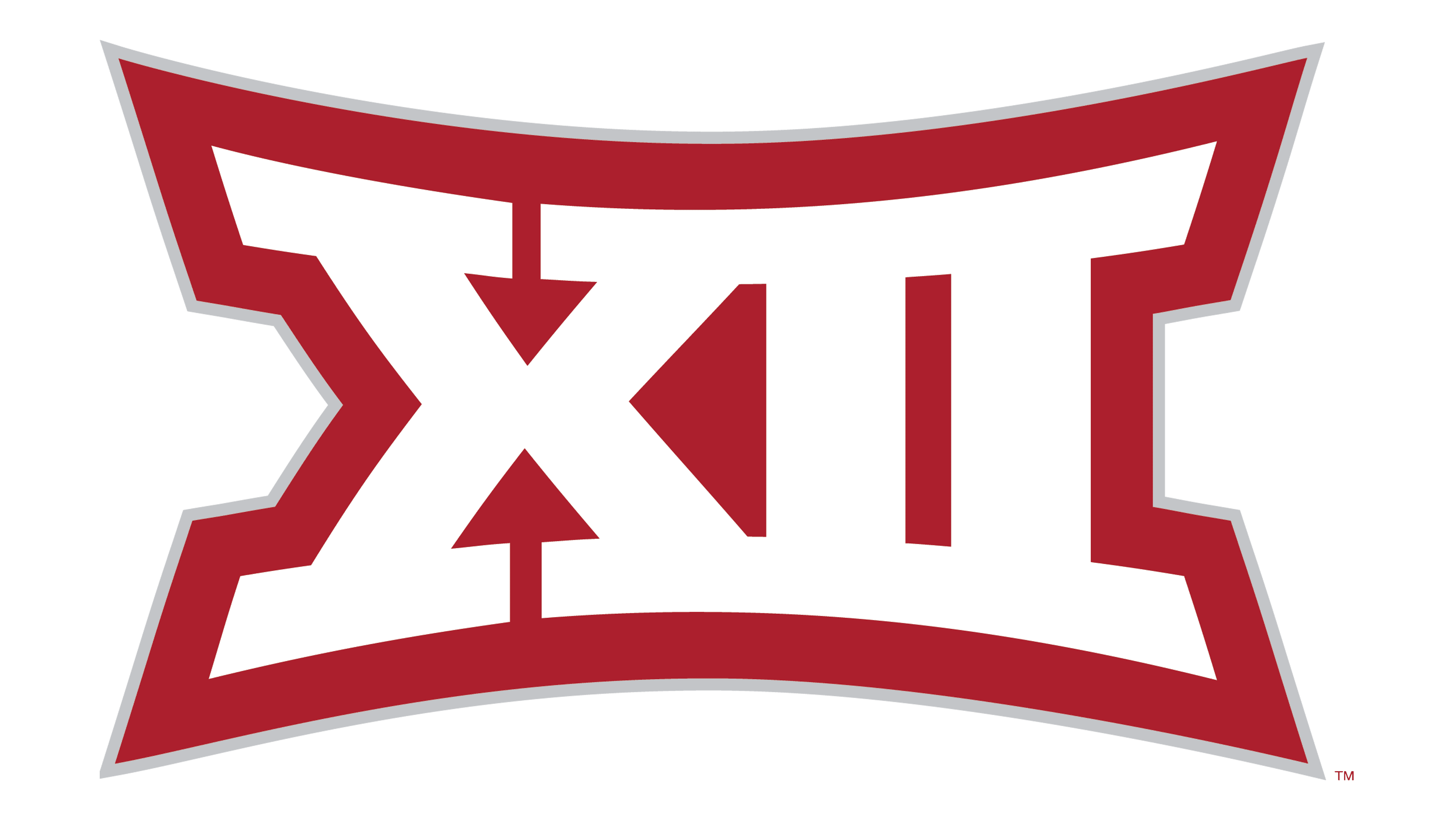 Big 12 Conference official red and white logo